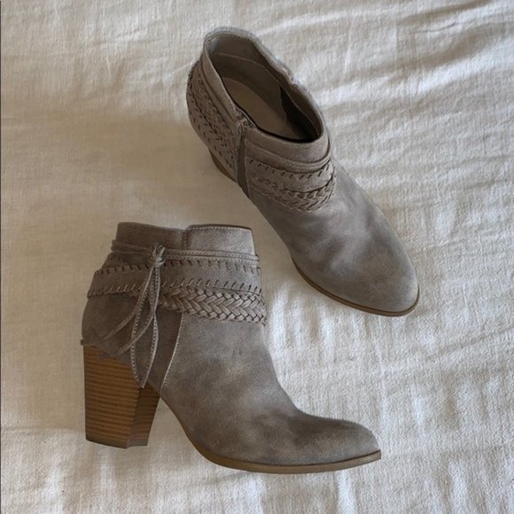 fergalicious capital braided strap ankle boot